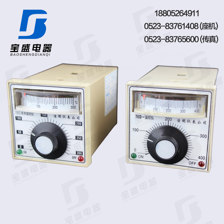 指针式温度控制仪TED 2001 E K 300度 400度 温控器