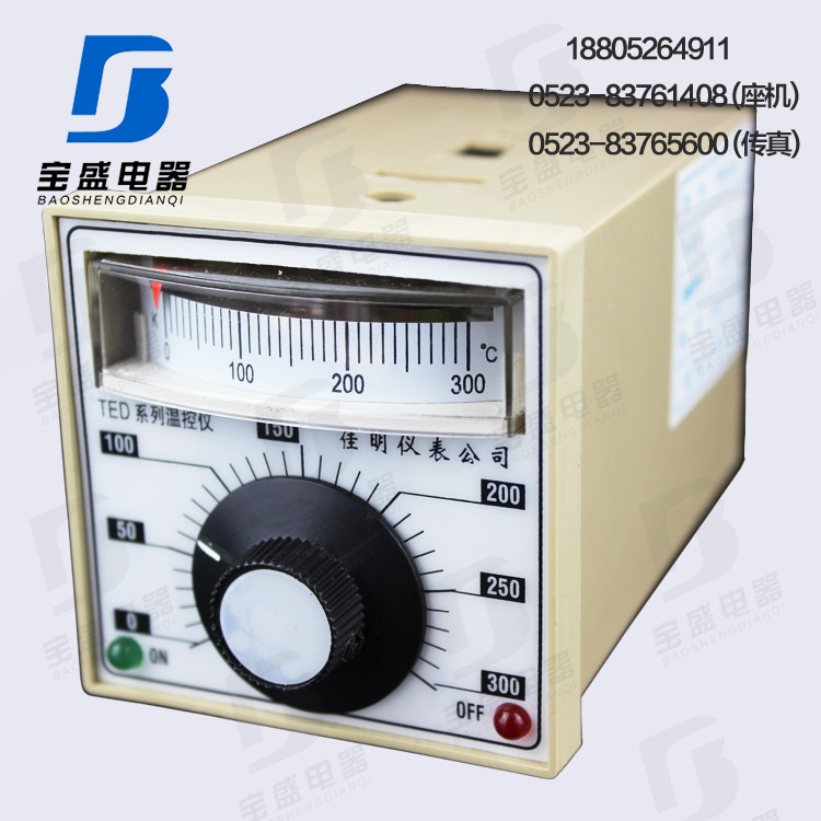 指针式温度控制仪TED 2001 E K 300度 400度 温控器